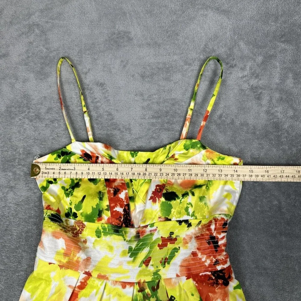 Xoxo‎ Women's Size 5/6 Summer Floral Tulle Spaghetti Straps Dress Multicolor